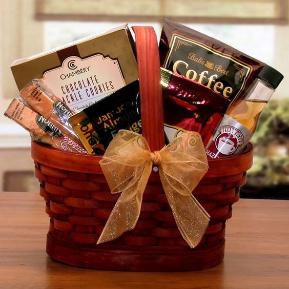 Coffee gift basket