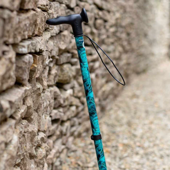 Colorful fold-up walking stick