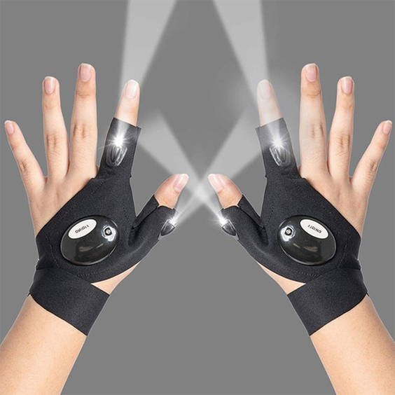 Moipejo LED flashlight gloves