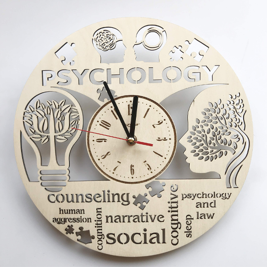 Psychology wall clock 