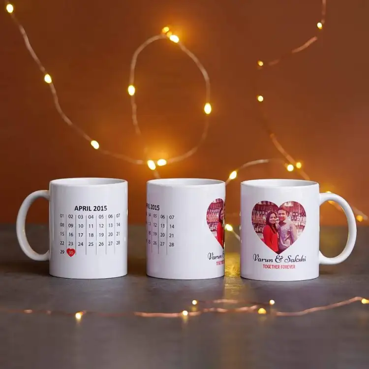 Customized event planners' mug