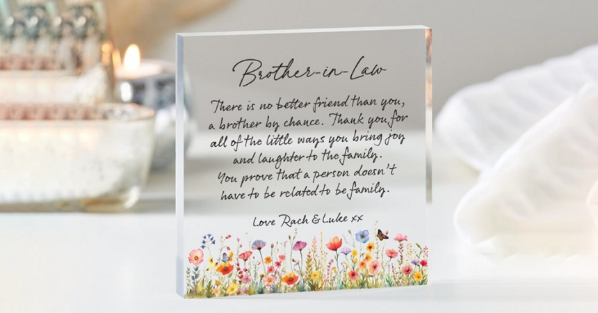 Unique Personalized Gifts for Brother-in- Law to Express the Special Bond with Him