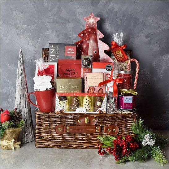 Christmas gift basket