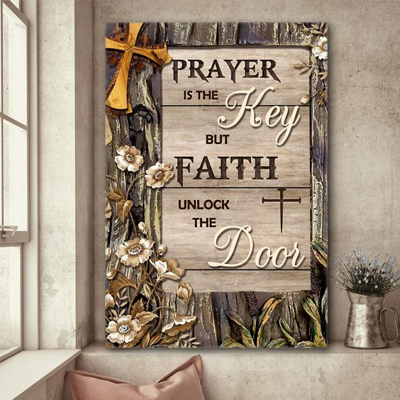 Prayer Canvas poster wall Art