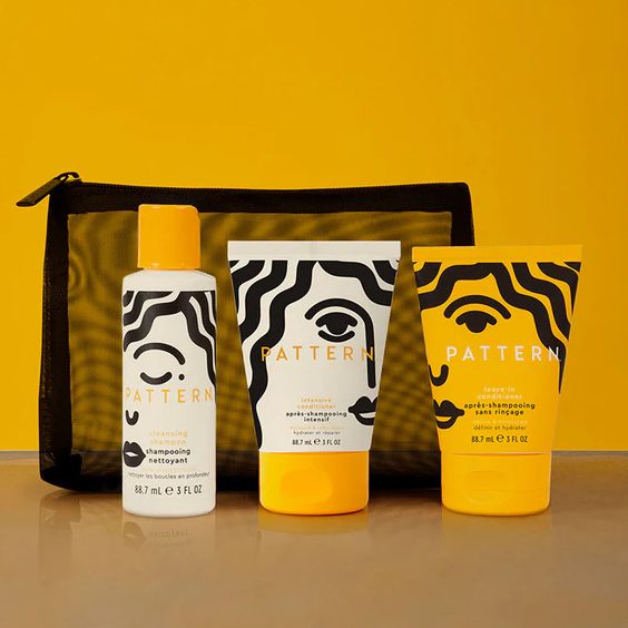 Pattern on the Go hair care kit