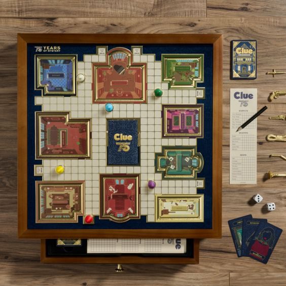 A luxe wooden game set