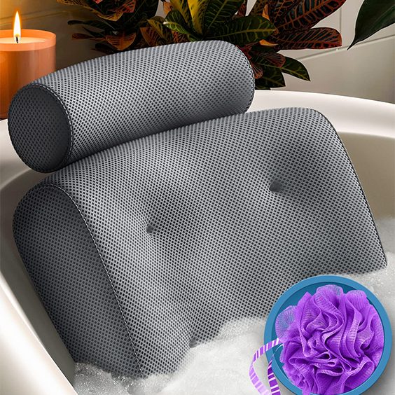 Comfort bath pillow