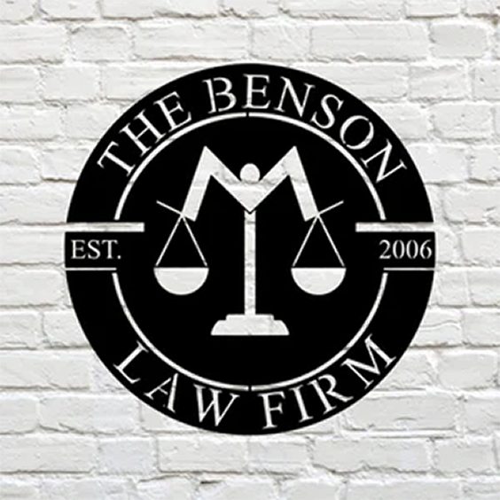 Custom Law Firm Metal Sign