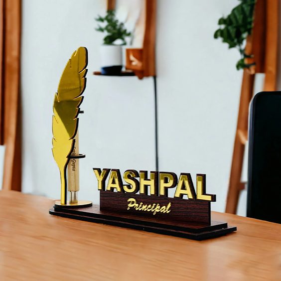 Customized Desk Nameplate