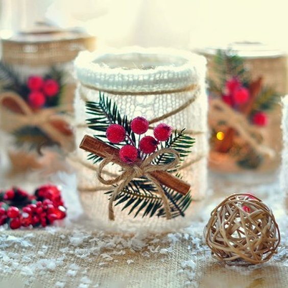 DIY Christmas jars