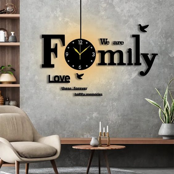 Family wall clock