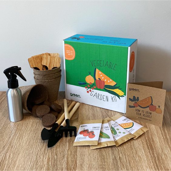 Gardening planting activity set