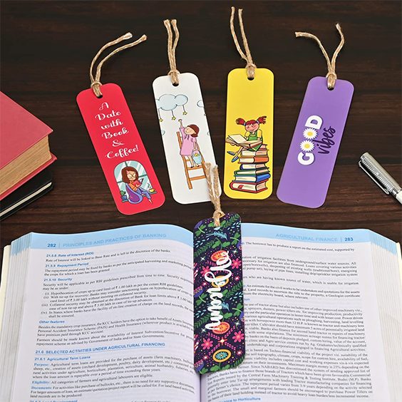 Set of Colorful Bookmarks