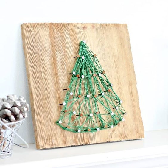 String Christmas Art